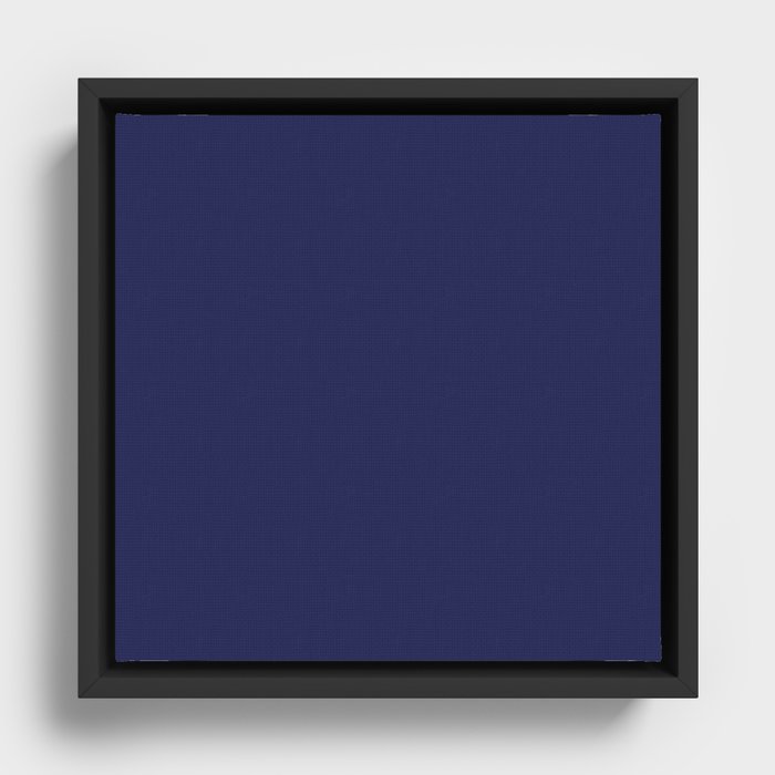 Starscape Blue Framed Canvas