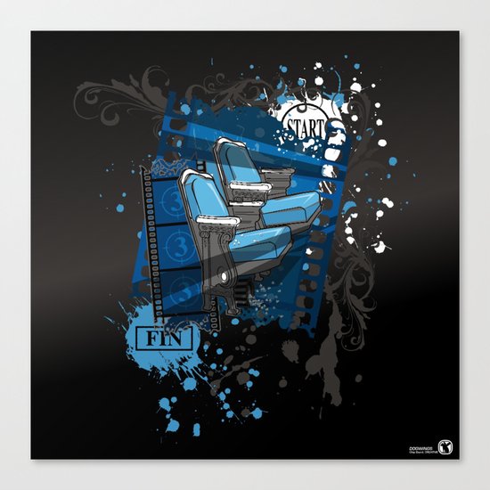 ALONE IN THE DARK Canvas Print