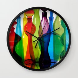 Blenko Reflections Wall Clock