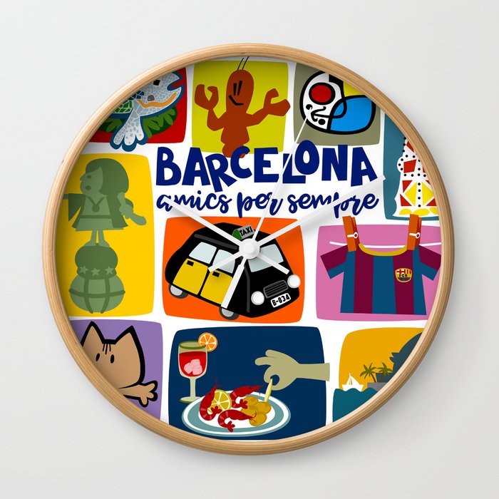 Barcelona Wall Clock