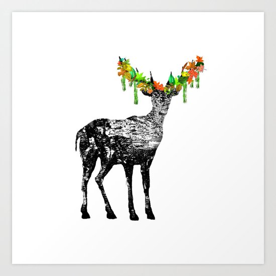 Fallow deer Art Print