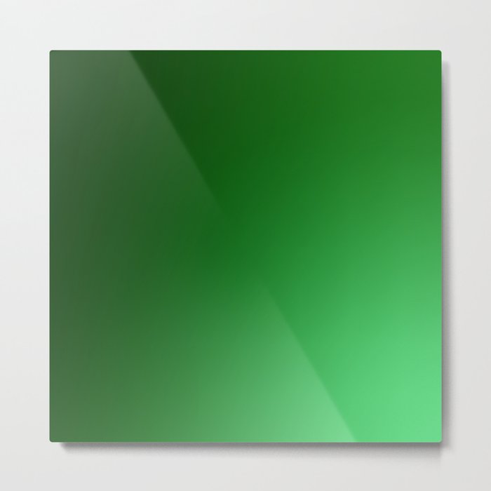 42 Green Gradient Background 220713 Minimalist Art Valourine Digital Design Metal Print