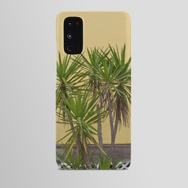 Palm meets Yellow Wall #1 #wall #art #society6 Android Case