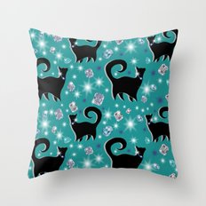 FABULOUS FELINES Throw Pillow