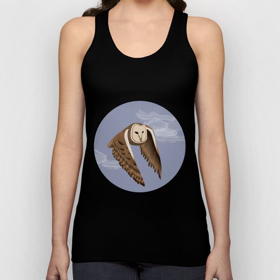 Owl at Dusk Unisex Tank Top
