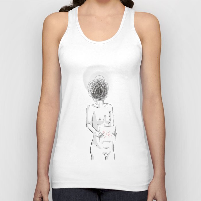 how much is your body worth? Tank Top by Marie Louise