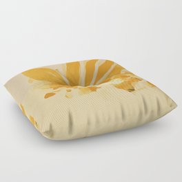 Sun Blooming Flower Floor Pillow