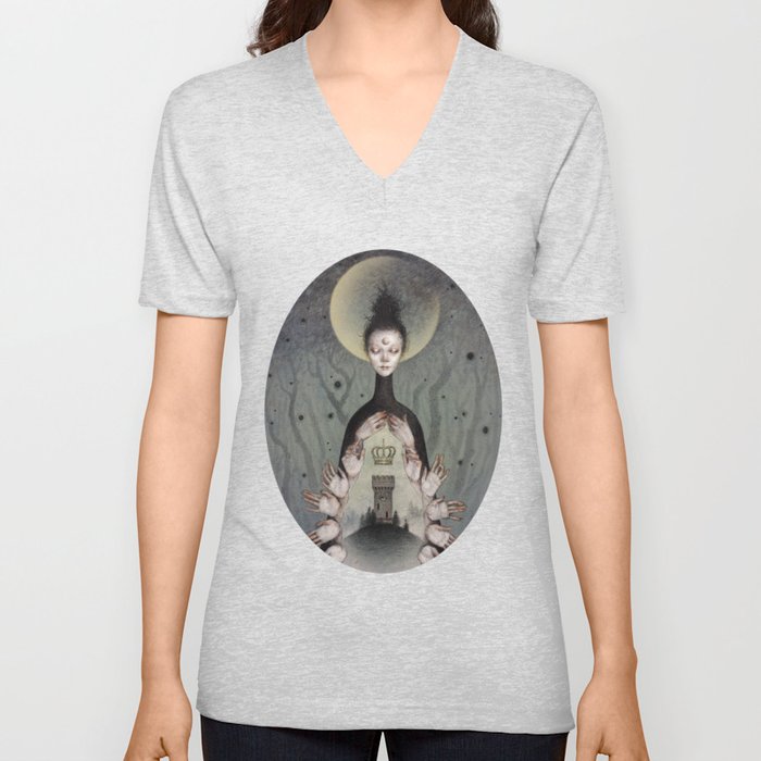 Divinity is Within us  V Neck T Shirt