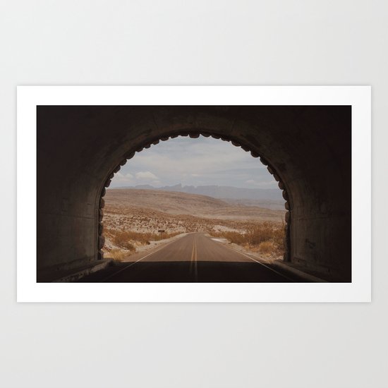 Big Bend Tunnel, Texas Art Print