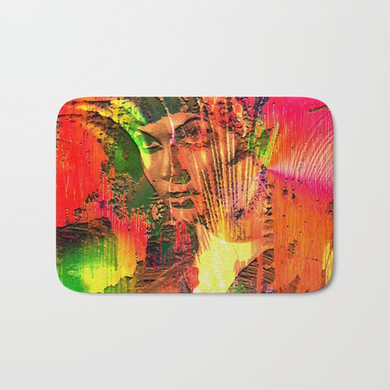 " The woman belongs to the man the pleasant evil. " Bath Mat