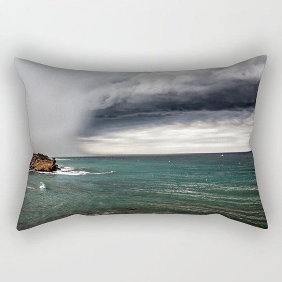 clouds and sea Rectangular Pillow