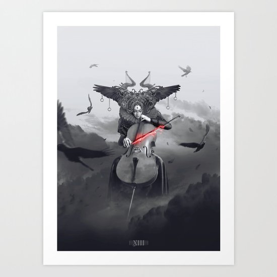 Silence Art Print