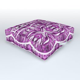 More Purple Pretty Designs Outdoor Floor Cushion