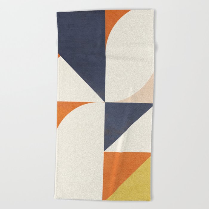 Attached Abstraction 05 Beach Towel