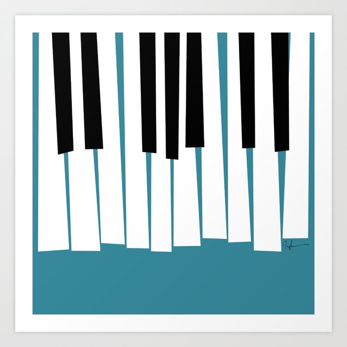 Jazz Piano Art Print