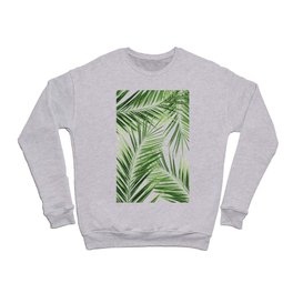 Palm Leaves Pattern Dream #1 #tropical #wall #decor #art #society6 Crewneck Sweatshirt