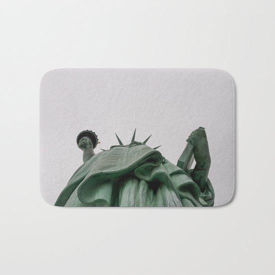 A Lady in green - NYC Bath Mat
