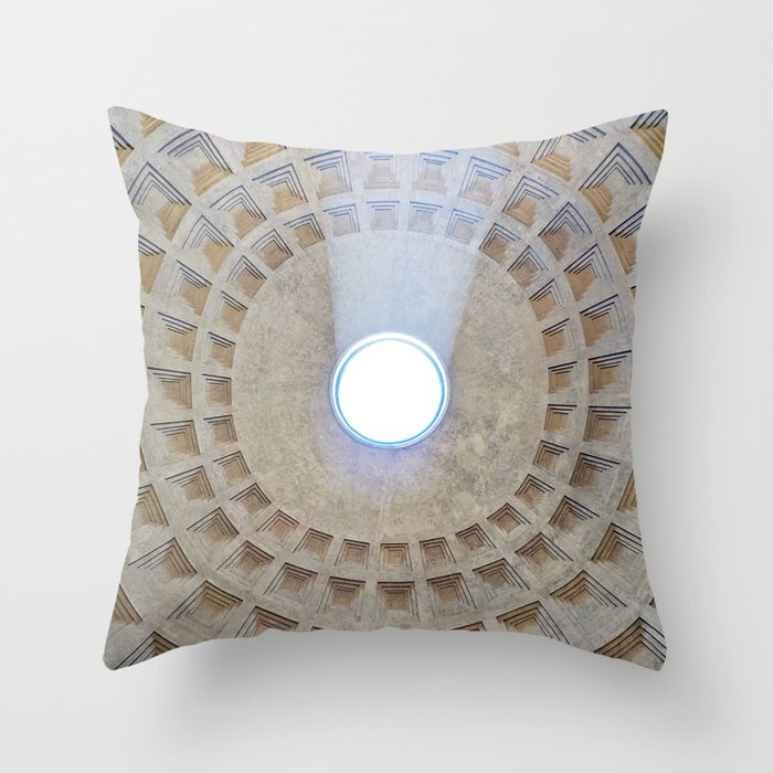 Oculus of the Pantheon Throw Pillow
