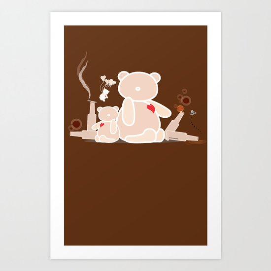 A Night with Ted Art Print
