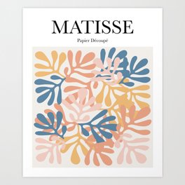 Matisse - Papier Découpé Art Print | Artist, Cut Out, Vintage, Cut Outs, Pastel, Art, Digital, Name, Painting, Artwork 