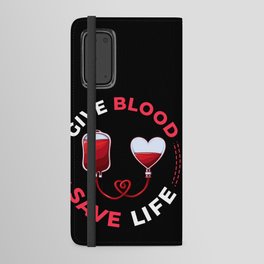 Blood Donor Give Blood Donation Save Life Android Wallet Case