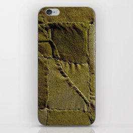 Worn Upholstery Patchwork iPhone Skin