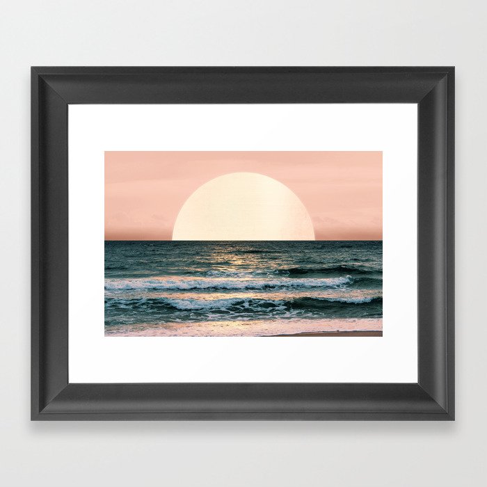Summer Sunset Framed Art Print