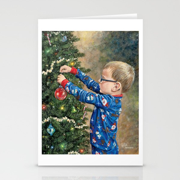 “Little Tree Trimmer” Stationery Cards