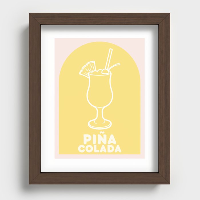 PIÑA COLADA Recessed Framed Print