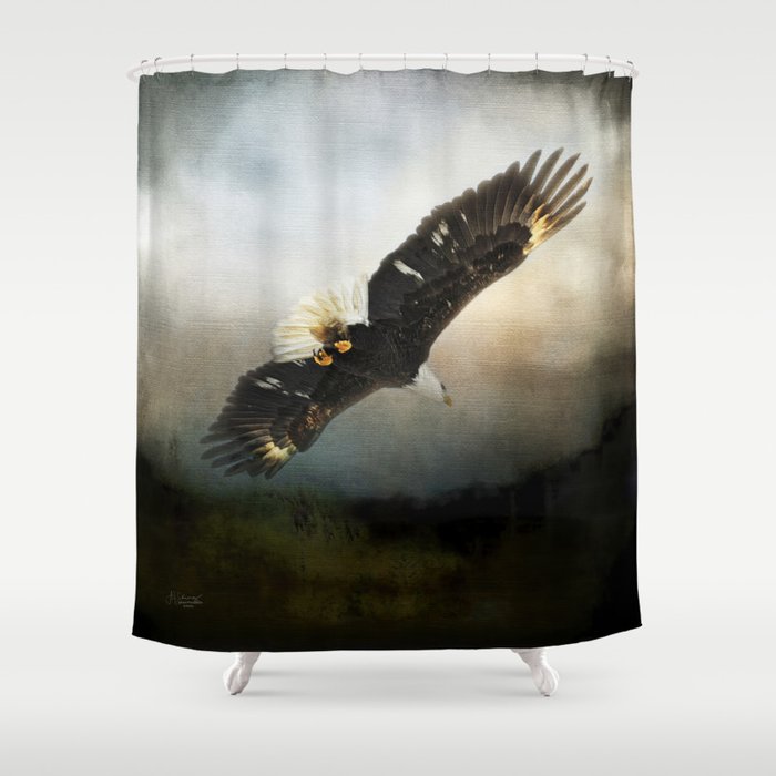 Eagle Soaring Shower Curtain