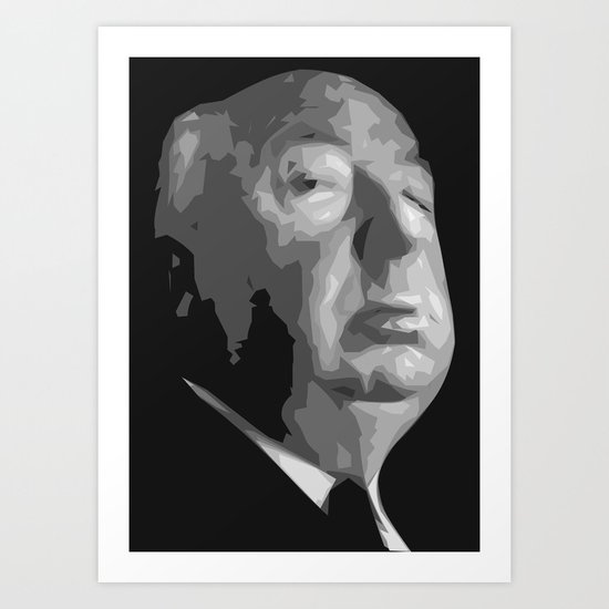 Alfred Hitchcock Art Print