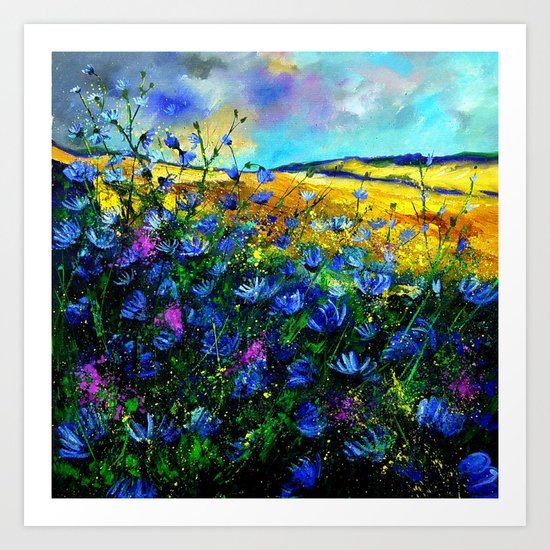 Wild flowers 76 Art Print