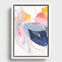 abstract painting XVII Framed Canvas