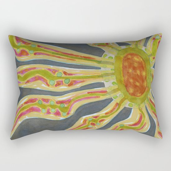 Flowing Lifeforce Rectangular Pillow