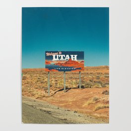 Welcome to Utah Poster