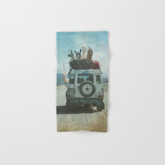 NEVER STOP EXPLORING II SOUTH AMERICA Hand & Bath Towel
