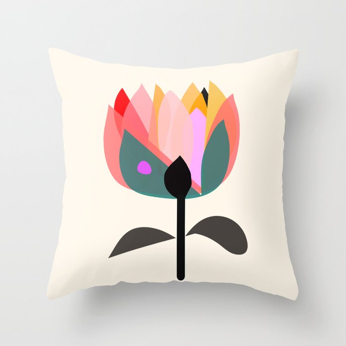 The Bloom 2 Throw Pillow