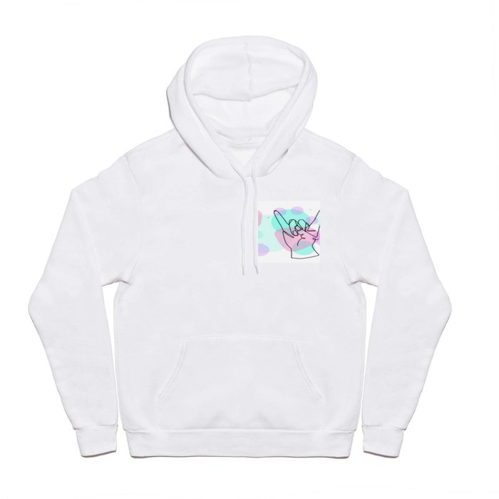live out the lines - one line art Hoody