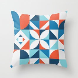 Abstract geometric pattern 12 Throw Pillow