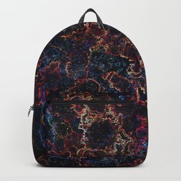 Black Space and Nebula  #space #nebula Backpack