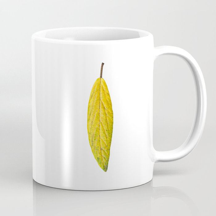 Autumn yellow leave 01 Coffee Mug