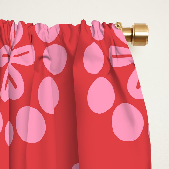 Pretty Floral Pattern in Pink & Red