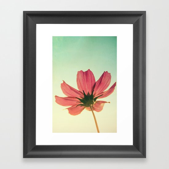 Vintage Airy Cosmos Framed Art Print