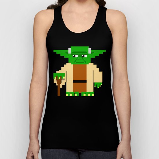Pixel Yoda Unisex Tank Top