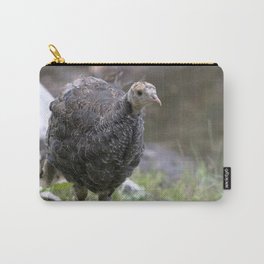 Watercolor Bird, Wild Mirriam's Turkey 162, Endovalley, RMNP, Colorado Carry-All Pouch