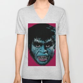 Creepy Monster V Neck T Shirt