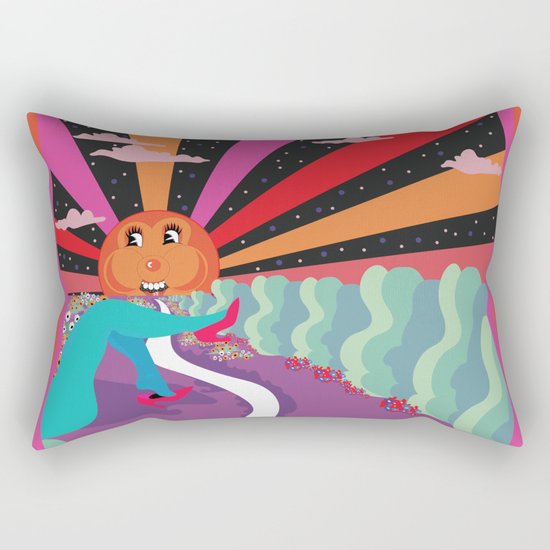Peeper's Paradise Rectangular Pillow