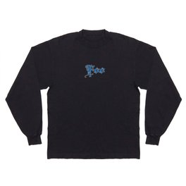 Foo Bandana Blue Rag Long Sleeve T-shirt