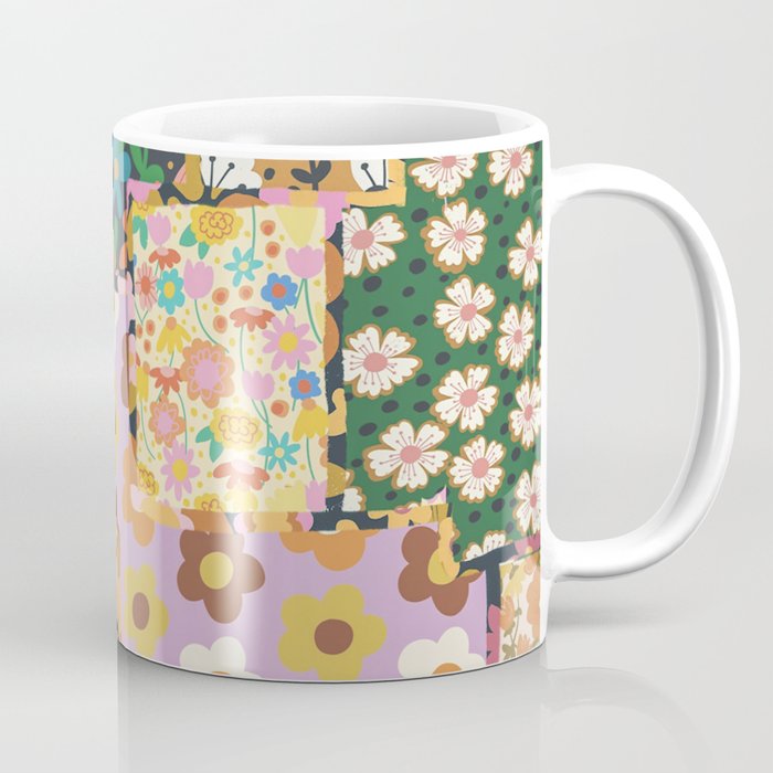 Hippie patchwork Coffee Mug