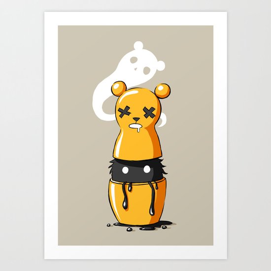 Matryoshka Monster Art Print